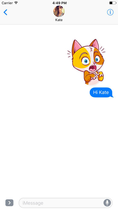 Missy the Cat - Stickers for iMessage screenshot 4