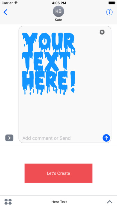 Awesome Text Sticker Creator Hero screenshot 3