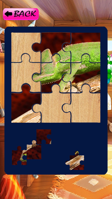 Preschool Games And Learn Puzzle Chameleon screenshot 3
