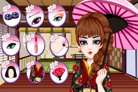 Cherry Bloom Makeover - Pretty Lady Makeup screenshot 2