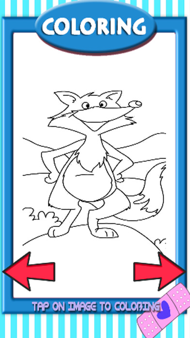 Fox Adventure Coloring Book Game Free For Kids screenshot 2
