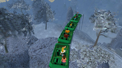 Real Mountain Snow Roller Coaster screenshot 3