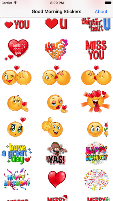 Good Morning Stickers, Love You & More screenshot 2