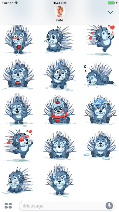 Porcupine - Stickers for iMessage screenshot 2