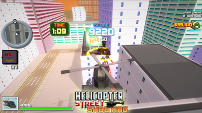 Helicopter Street Shooting -3D Helicopter Shooting screenshot 2