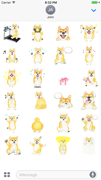 Shiba The Dog Animated Stickers screenshot 4