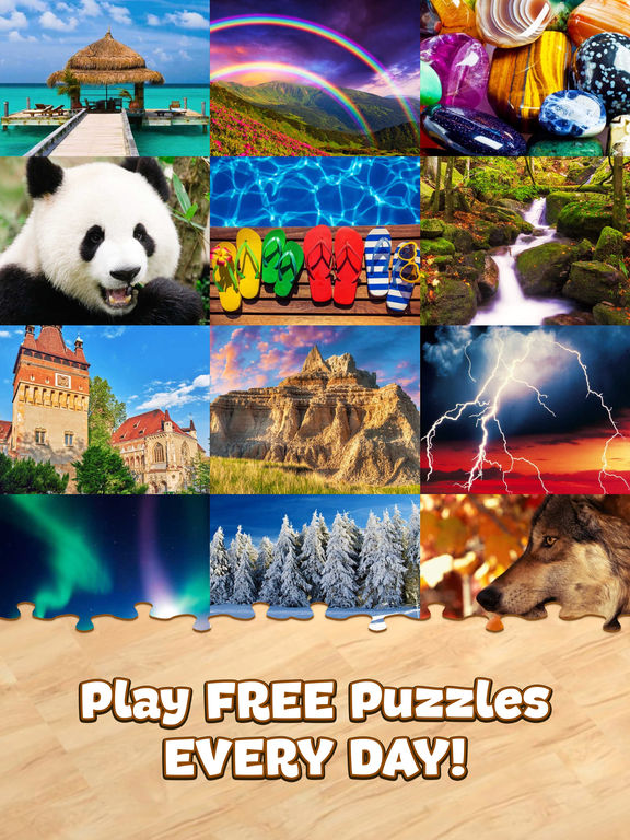 Screenshots of Jigsaw Puzzle for iPad