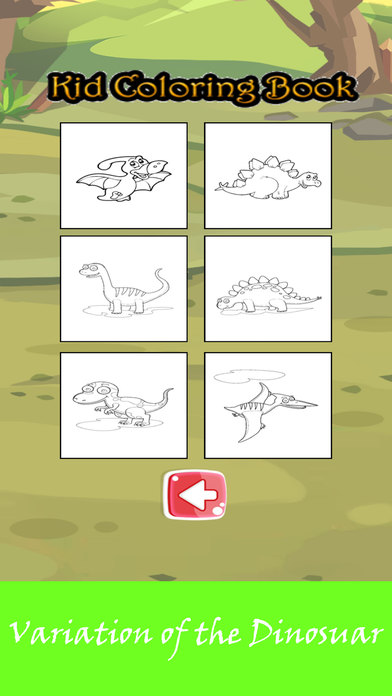 Dinosaur Kid Coloring Book screenshot 4