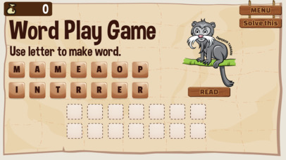 Word Play Amazon Animal screenshot 4
