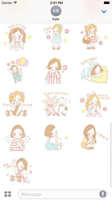 Mina and Everyday English Stickers for Kids screenshot 3