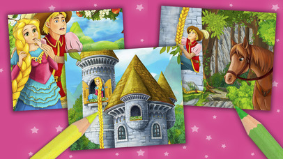 Magic Princess Coloring Book. screenshot 2