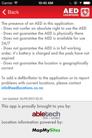 AED Locations screenshot 4