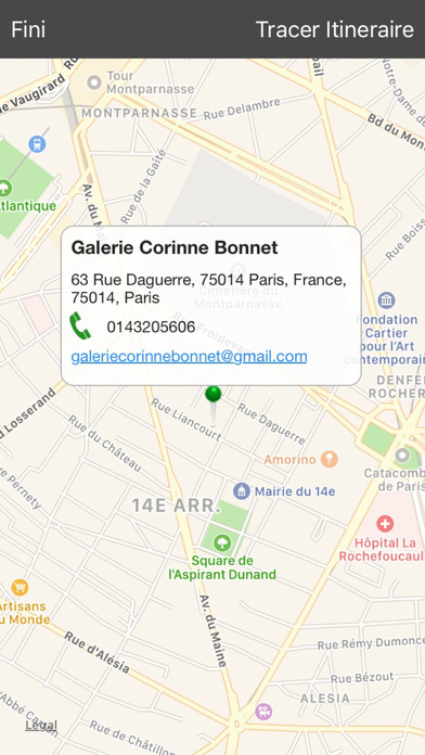 Galerie Corinne Bonnet screenshot 3