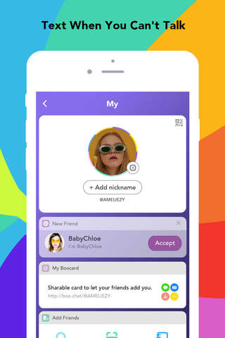 BOO Lite - Video Chat Walkie Talkie & Messenger screenshot 2
