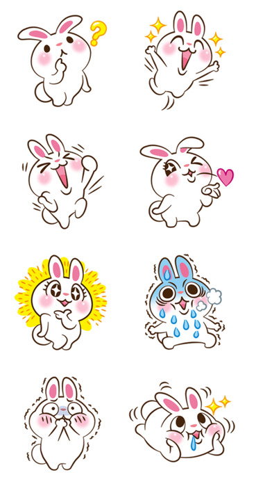 Energetic Rabbit Stickers screenshot 2