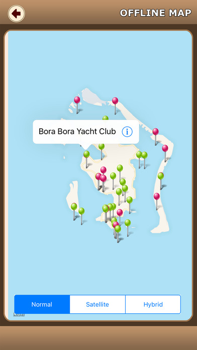 Bora Bora Island Offline Map Explorer screenshot 3