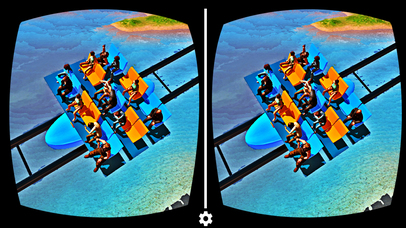VR Sky Visit Roller Coaster pro screenshot 2