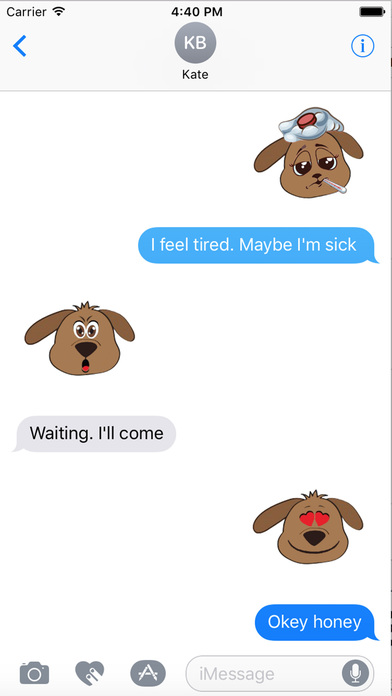 Digby Dog Sticker - Puppy Emojis & Stickers screenshot 3