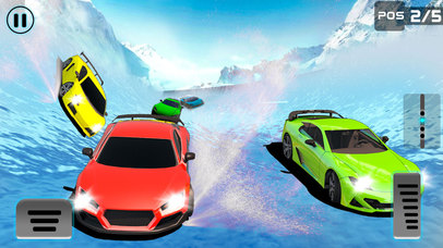 Frozen Water Slide Car Racing simulator pro screenshot 3
