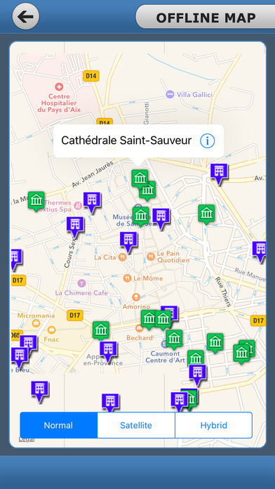 Aix-en-Provence Offline City Travel Guide screenshot 3
