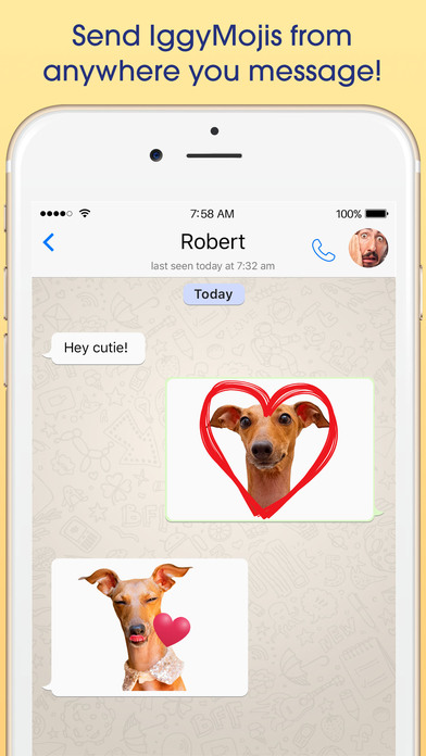 IggyMoji - Italian Greyhound dog emojis, stickers screenshot 3