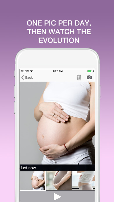 Pregnancy Tracker Baby Belly Progress with pics screenshot 3