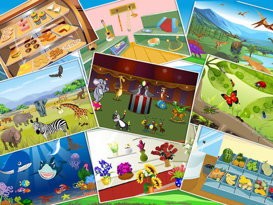 Animal Shape Puzzle- Educational Preschool Games
