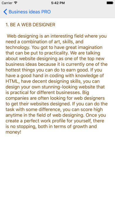 Business ideas PRO screenshot 2