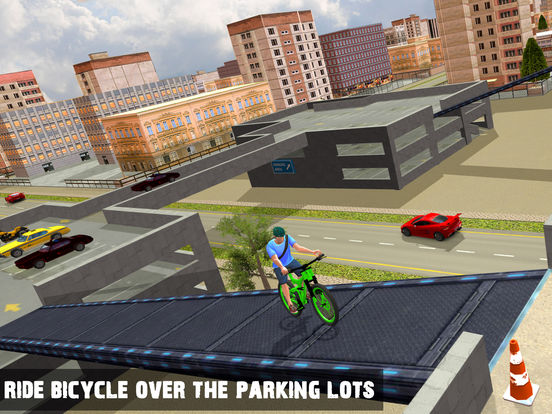 Rooftop Bicycle Stunts Simulator 2017 на iPad