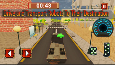 X Ray Robot Transport Semi Truck Parking Simulator screenshot 2