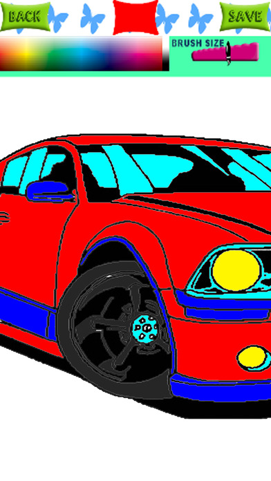 Cars Coloring Book Game For Children Edition screenshot 2