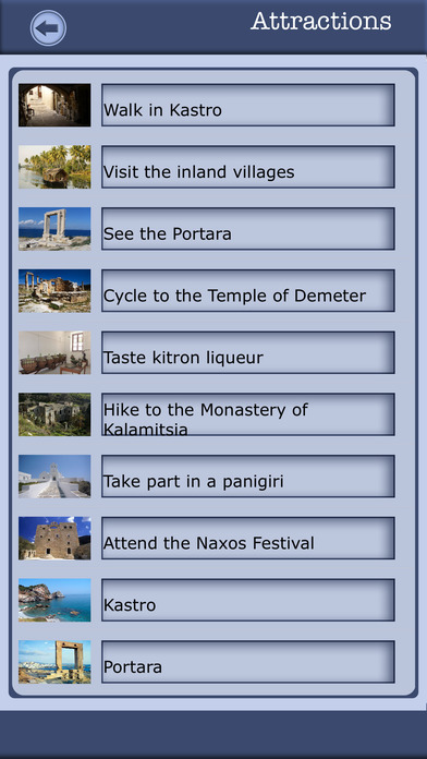 Naxos Island Offline Map Travel Guide screenshot 3