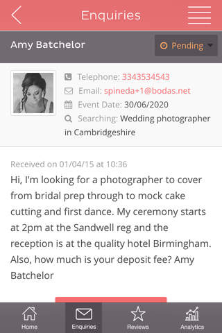 WeddingWire.co.uk for business screenshot 4