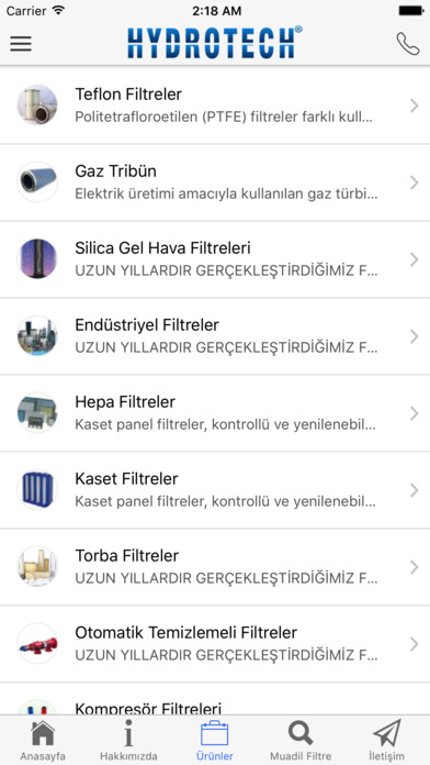 Hydrotech Filter screenshot 4