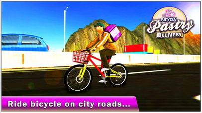 Bicycle Pastry Delivery & City Bike Rider Sim screenshot 3