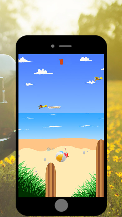 Flappy Beach Ball screenshot 2