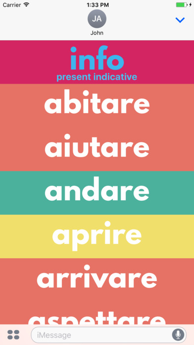 AKA Italian Verbs 1 screenshot 3