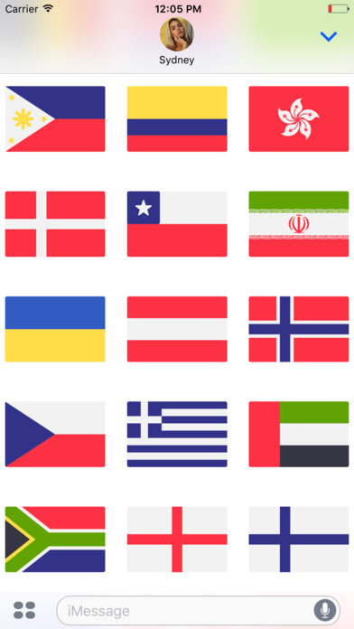 World's National Flag Stickers screenshot 3