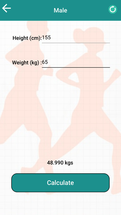 Lean Body weight Calculator & Height Weight Ratio screenshot 2