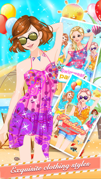 Fashion Swimsuit salon - Makeup game for girls screenshot 2