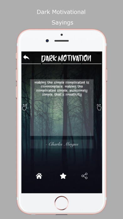 Dark Motivation- Inspirational quotes screenshot 2