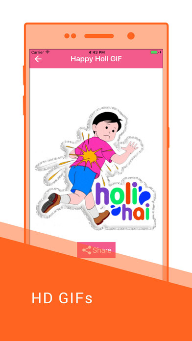 Happy Holi GIF Collection screenshot 4