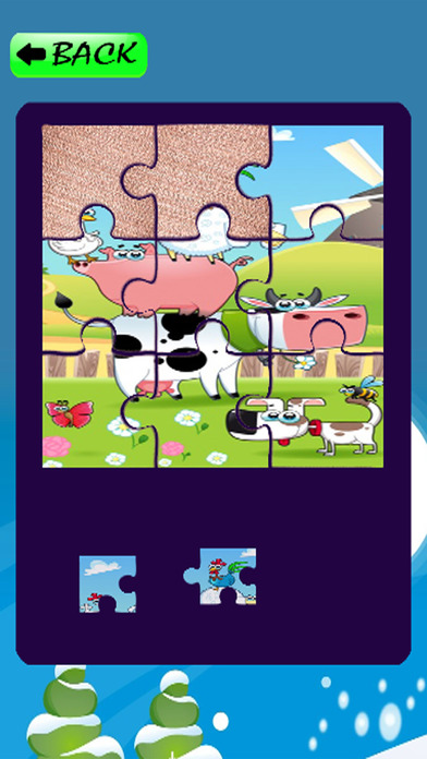 Games For Kids Jigsaw Puzzles Farm Animal Version screenshot 3