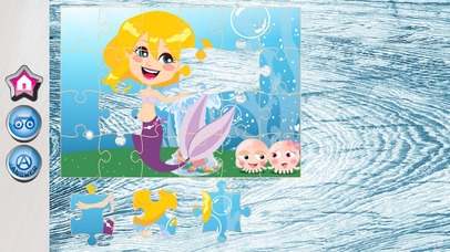 Cute Mermaid Jigsaw for Little Kids screenshot 3