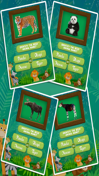 Wild Animal Quiz Kids Game screenshot 2