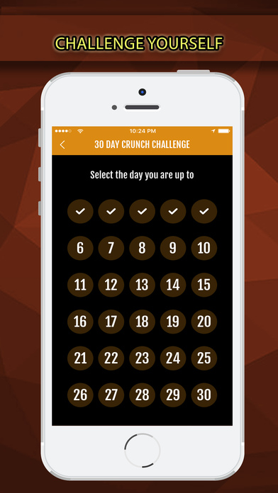 30 Day Crunch Challenge screenshot 2