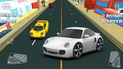Driving Car VR Traffic Racing 3D - Crazy Free Game screenshot 4