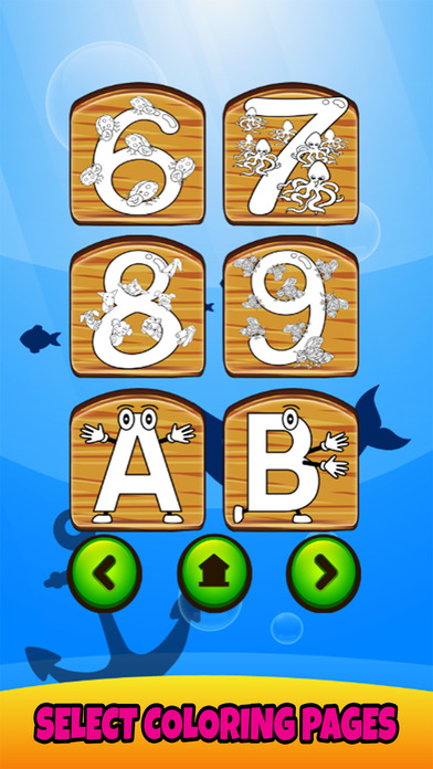 ABC & Number Kids Coloring Book Vocabulary Puzzle screenshot 3