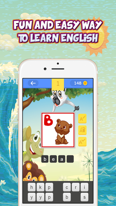 เกมส์คำศัพท์ภาษาอังกฤษสำหรับเด็ก สนุกและได้ความรู้ screenshot 3
