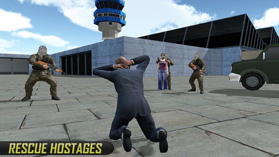SWAT Police Sniper Guard Airport Rescue Mission screenshot 2